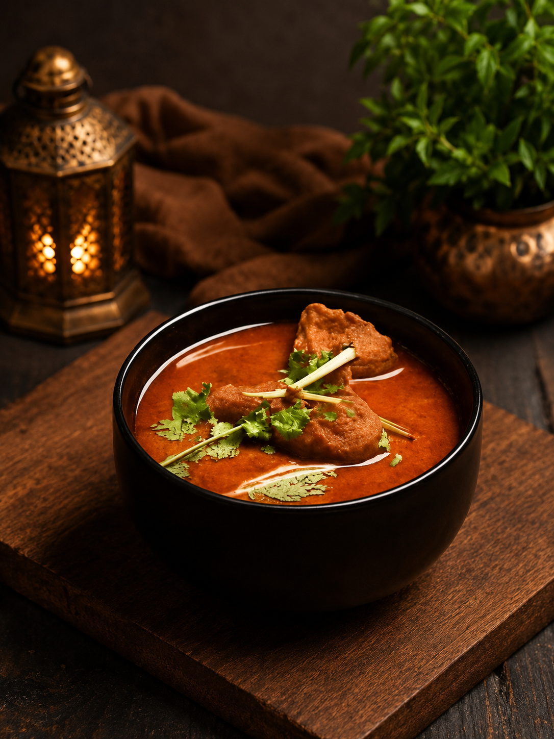 Authentic Indian curry prepared at House of Biryanis and Kebabs